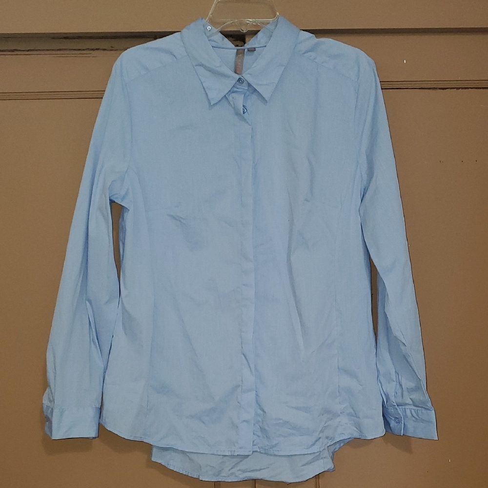 Light Blue Women's Button Down Shirt